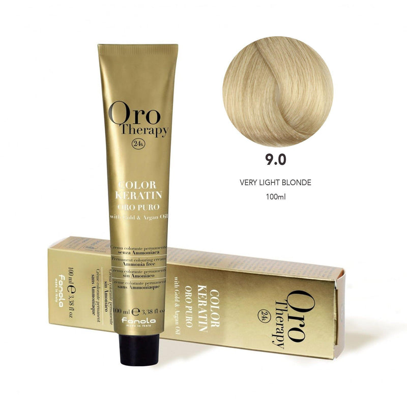 fanola oro therapy - Oro Puro Hair Coloring Cream 9.0 - fanola color - fanola uae - albasel cosmetics