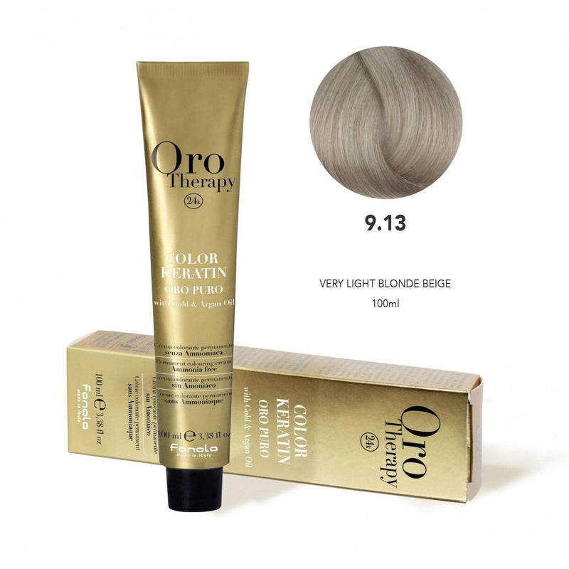 Oro Puro Hair Coloring Cream 9.13 - fanola color - fanola uae - albasel cosmetics