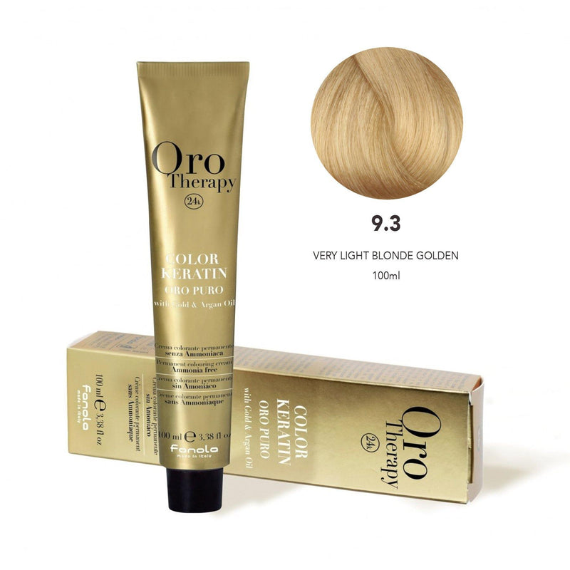 Oro Puro Hair Coloring Cream 9.3 - fanola color - fanola uae - albasel cosmetics