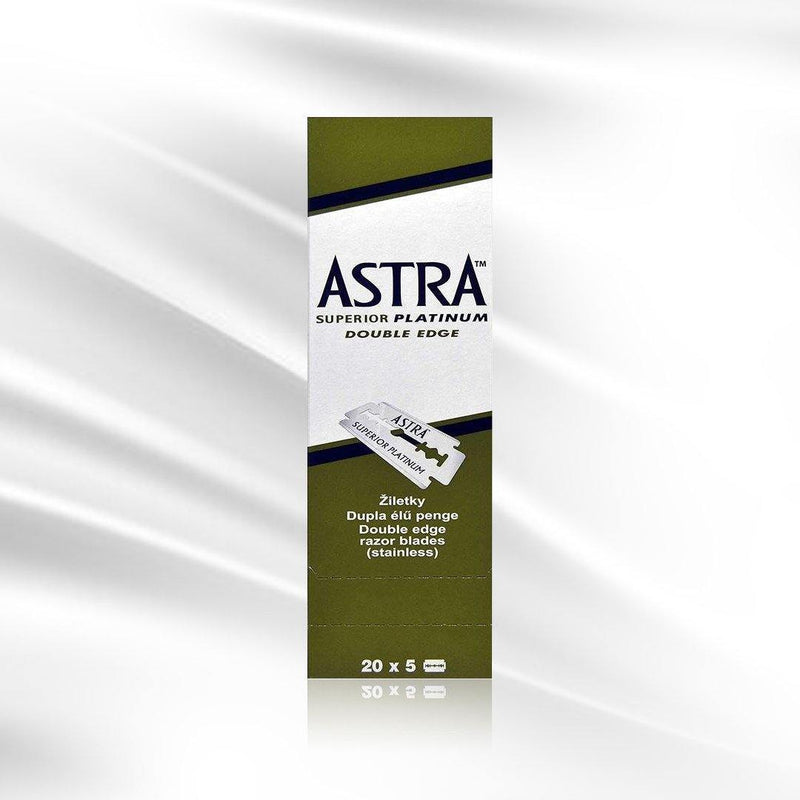 Astra Double Edge Safety Razor 100 Blades - Albasel cosmetics