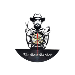 Barber wall clock Gents Salon - Albasel cosmetics