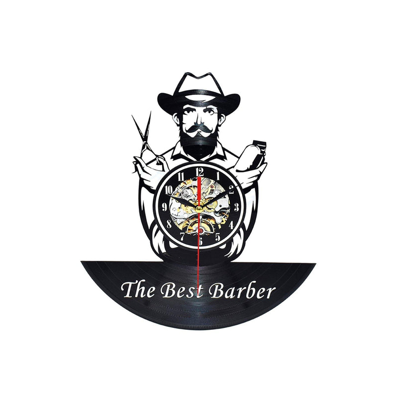 Barber wall clock Gents Salon - Albasel cosmetics