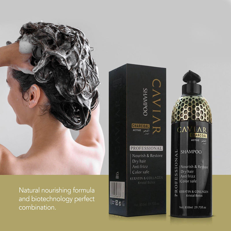 Caviar Active Keratin Hair Shampoo 850ml - Albasel cosmetics