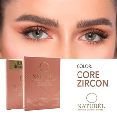 Naturel Natural Color Contact lenses Core Zircon