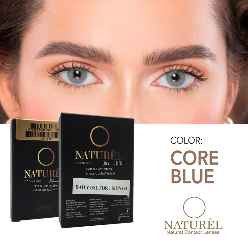 Naturel Natural Color Contact Lenses Core Blue
