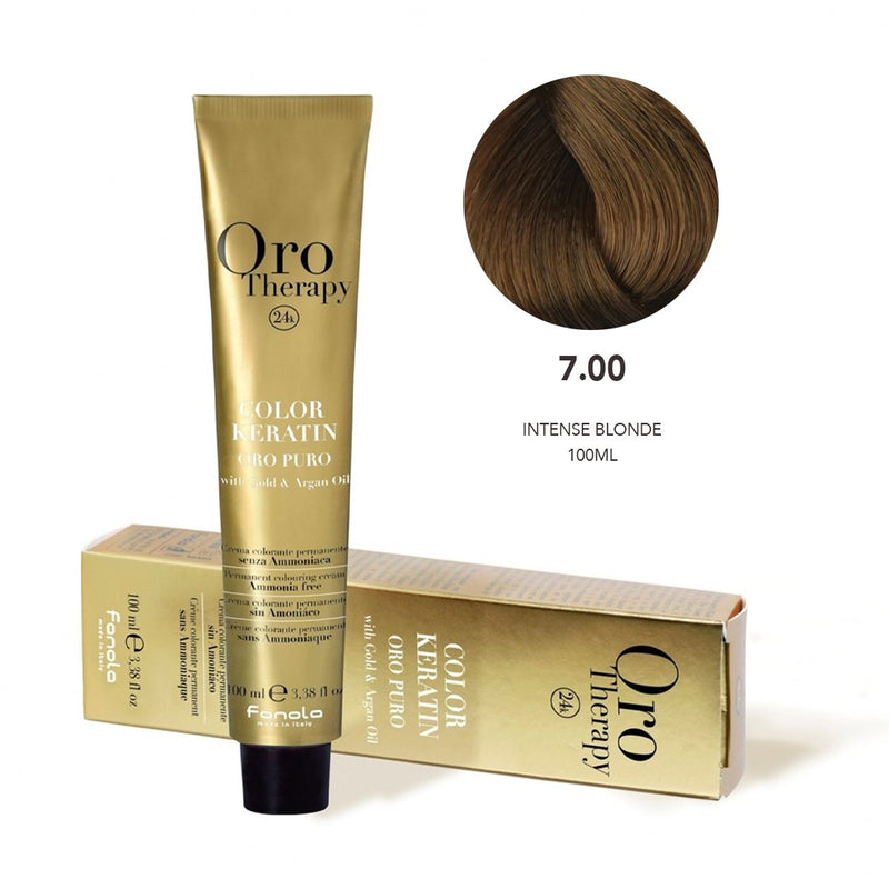 Fanola Oro Hair Color 7.00 Intense Blonde 100ml - fanola color - fanola uae - Albasel Cosmetics
