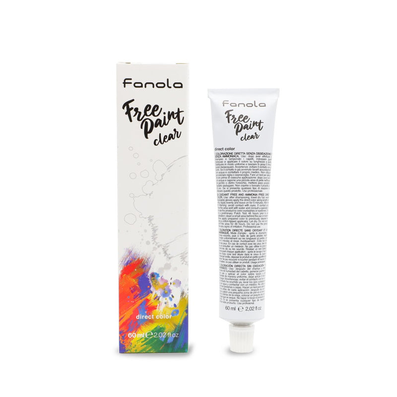 Fanola Free Paints Semi-Permanent Hair Color (Clear 60ml) - Albasel cosmetics