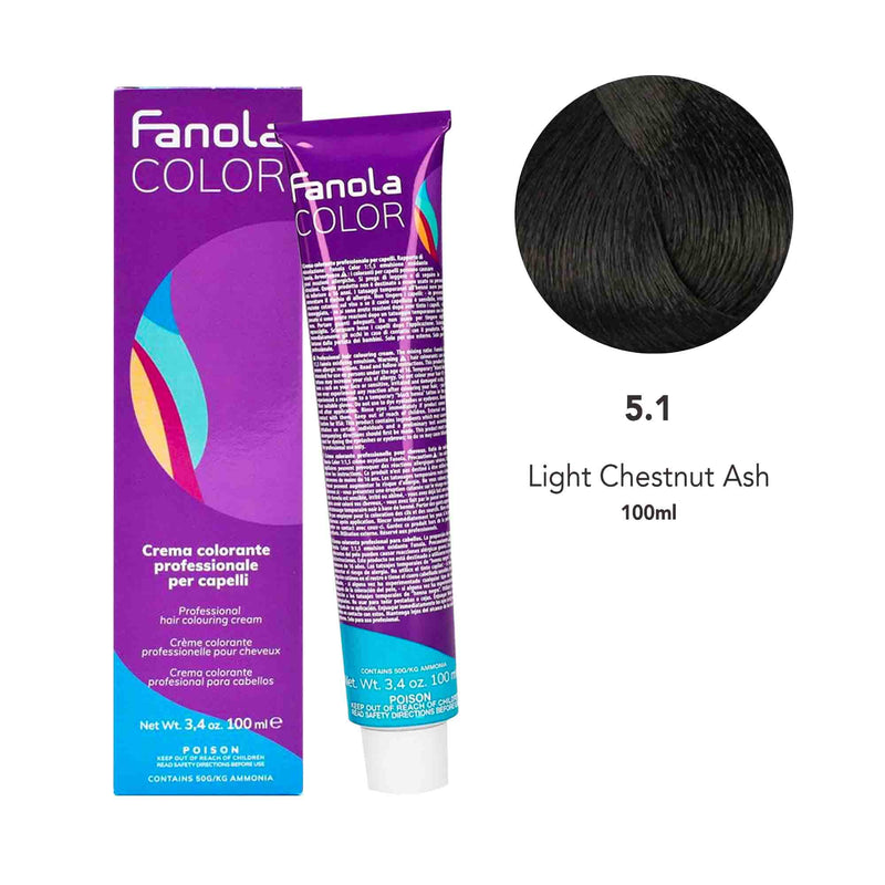Fanola Color Cream 5.1 Light Chestnut Ash 100 ml