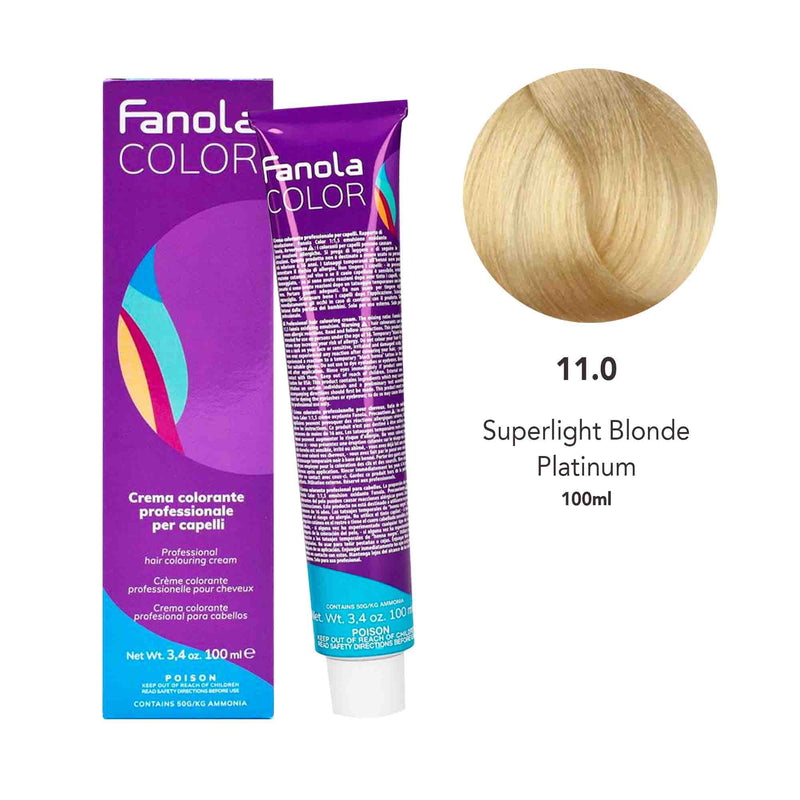 Fanola Hair Color 11.0 Super Blonde Platinum 100ml