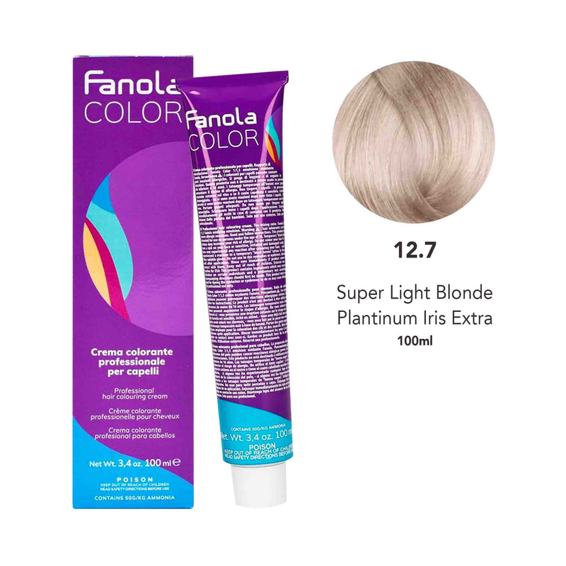 Fanola Color 12.7 Superlight Blonde Plat Iris Extra - albasel cosmetics