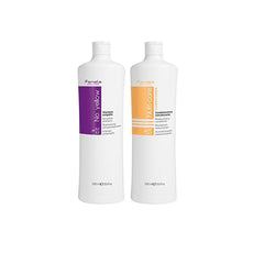 Fanola No Yellow Shampoo & Nutri Care Conditioner 1000 ml - Albasel cosmetics