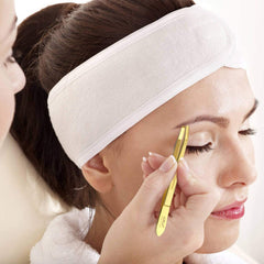 Gimap Professional Tweezer for eyebrow gold shade - Albasel cosmetics