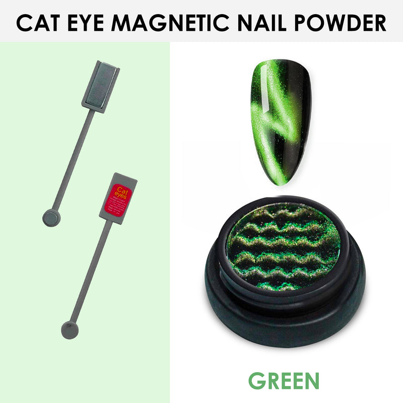 Mira Green Magnetic 3D Eye Pigment 0.5g