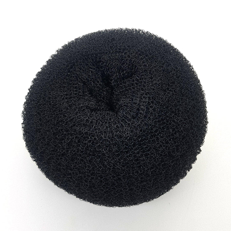 Hashwa Donut hair Bun Black (3 pieces )  XL 4.3 inches