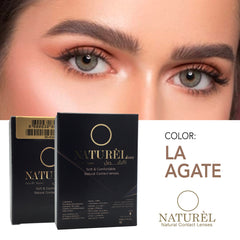 Naturel Natural Color Contact Lenses La Agate