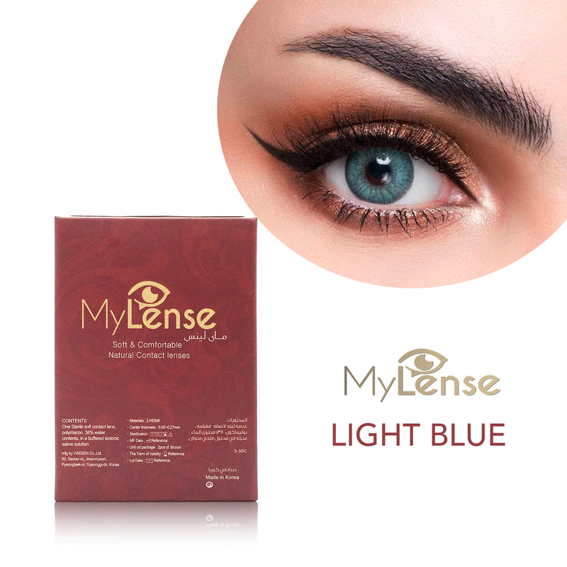 MyLense Soft Colored Contact Lenses Light Blue