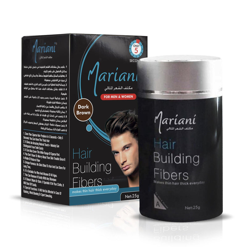Mariani Hair Building Fibers Dark Brown