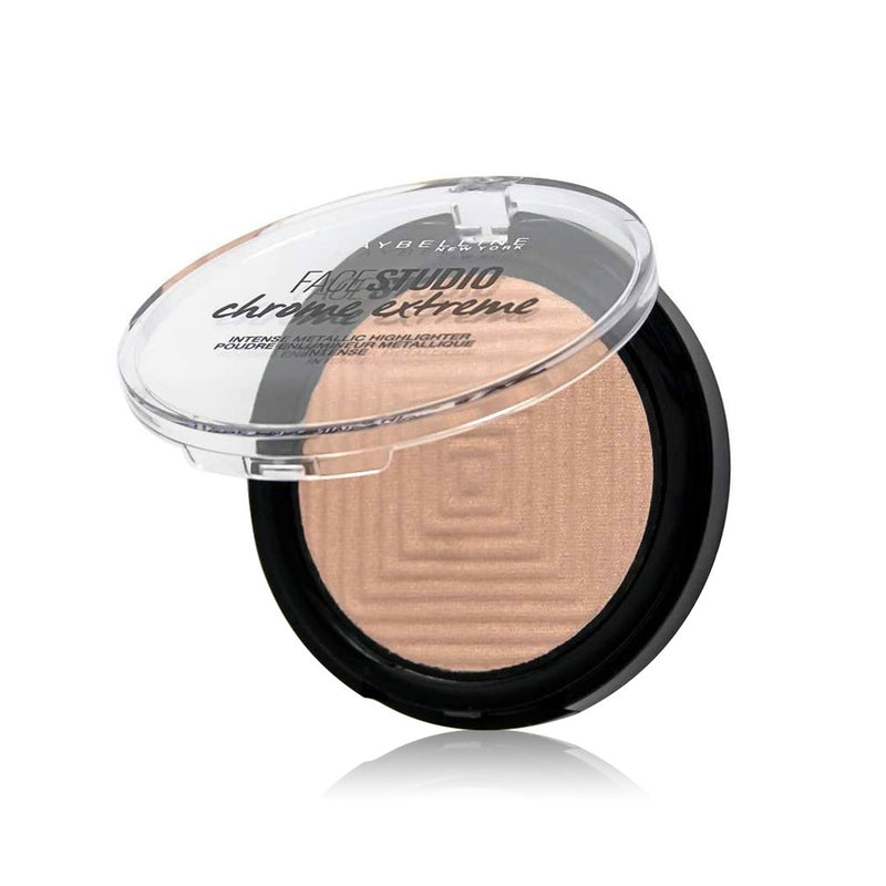 Maybelline Face studio Chrome Highlighter 300 Sandstone - Albasel cosmetics