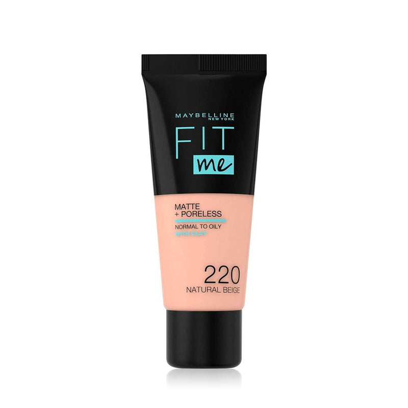 Maybelline Fit Me Foundation 220 Natural Beige - Albasel cosmetics