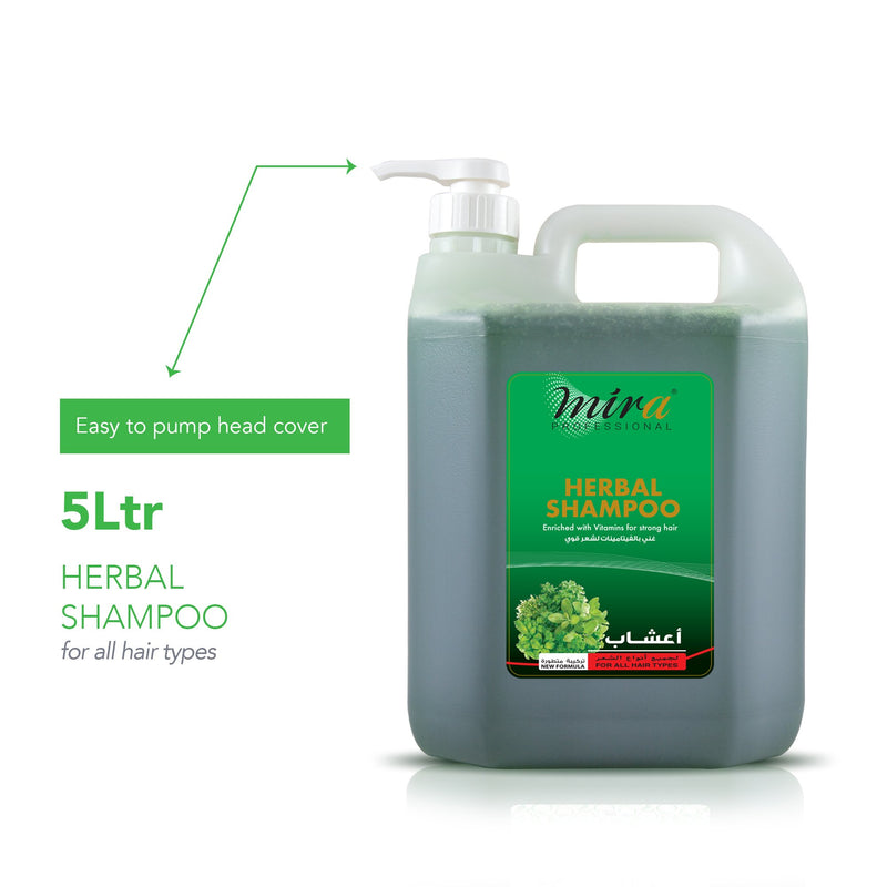 Mira Professional Herbal Shampoo 5Ltr - Albasel cosmetics