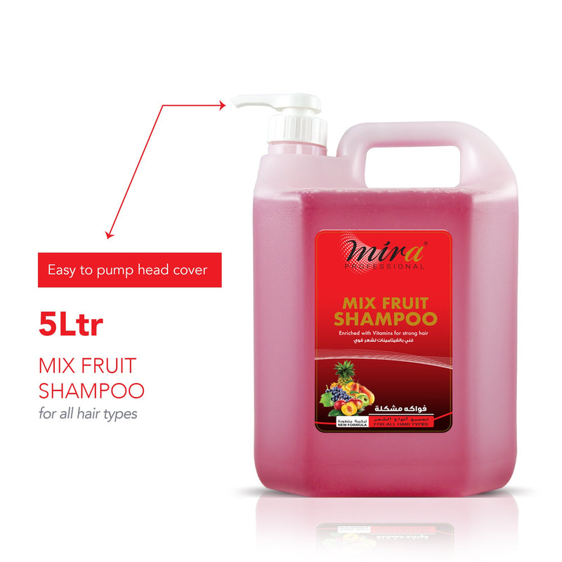 Mira Professional Mix Fruit Shampoo 5Ltr - Albasel cosmetics