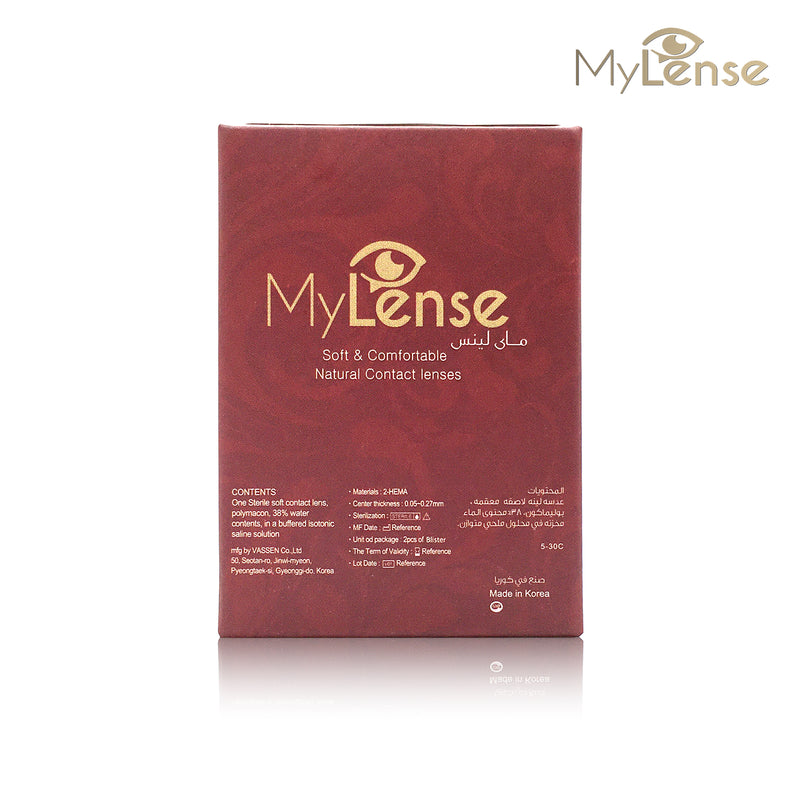 MyLense Soft Colored Contact Lenses Oro Gray