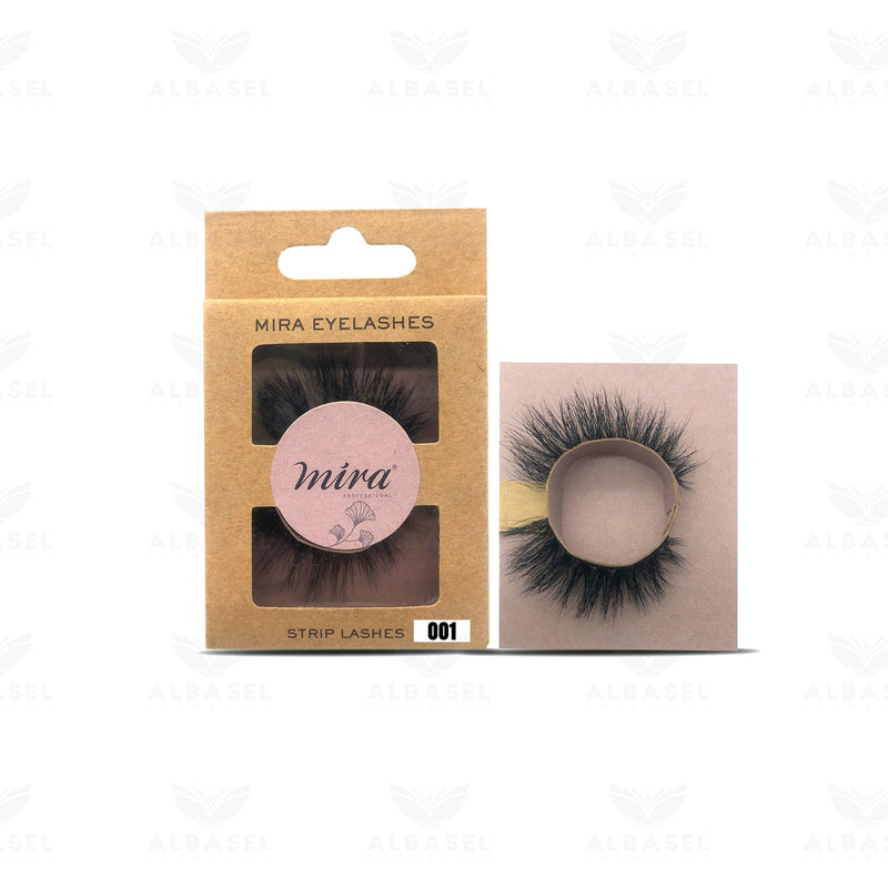 Mira Strip  Eyelashes 001 - eyecare - eyemakeup - Albasel cosmetics