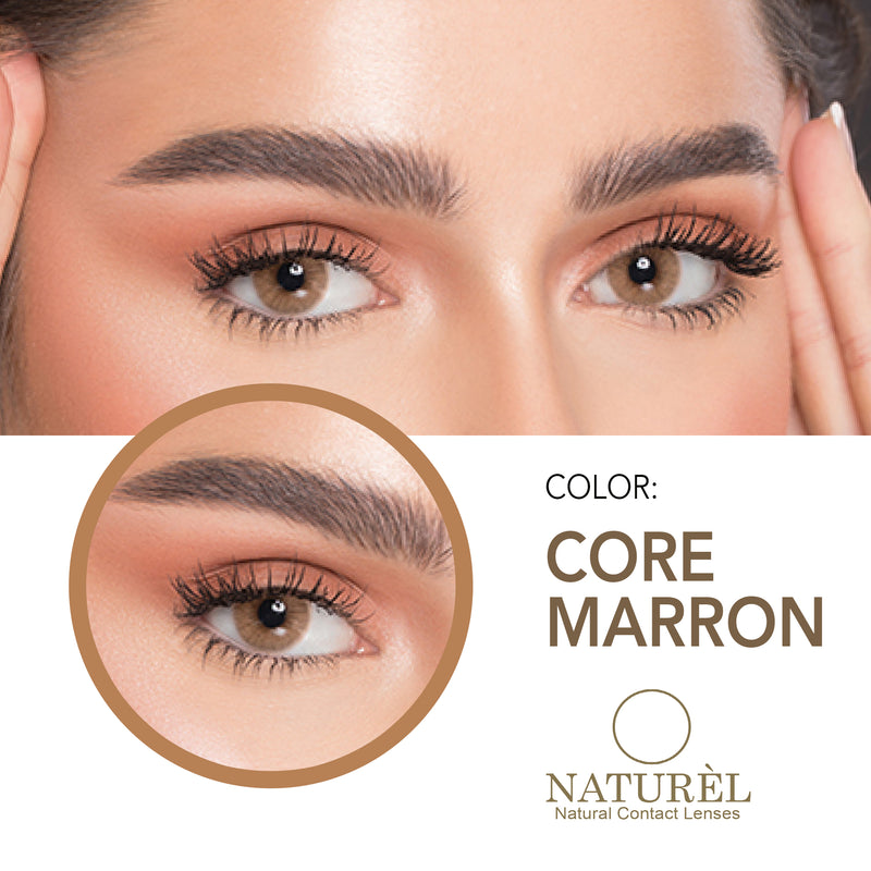 Naturel Natural Color Contact Lenses Maroon