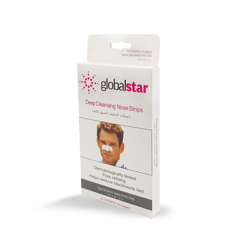 Global Star Deep Cleansing Nose Strips (10 strips) - Albasel cosmetics