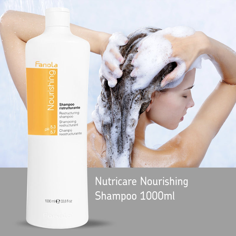 Fanola Nourishing Restructuring Shampoo 1000ml - Albasel cosmetics