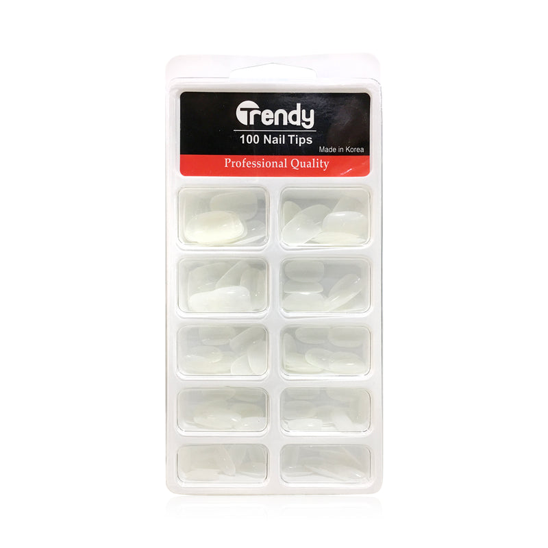 Trendy Fake Nail Tips long oval Full Cover (100 pieces)