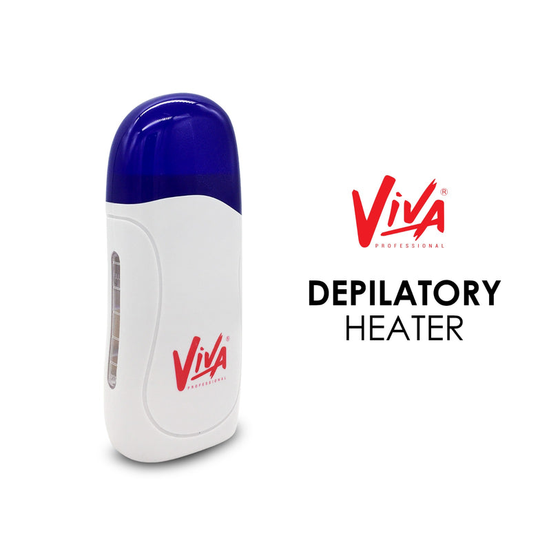 Viva Professional Electric Depilatory Roll On Wax Heater With Cable (Blue) - Albasel Cosmetics