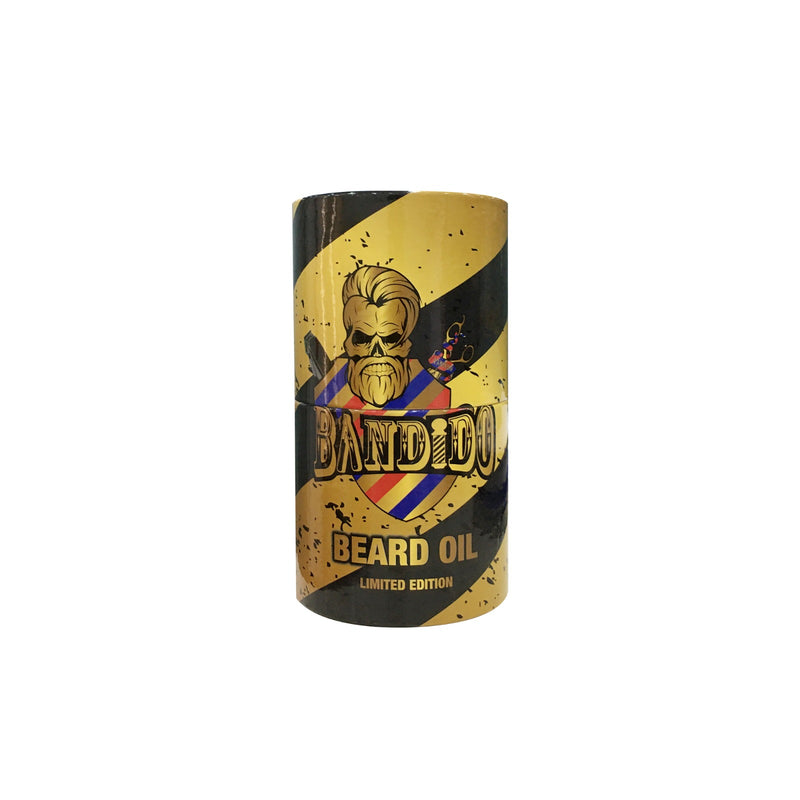 Bandido Beard Oil Black/Gold/Silver - 40ml - Albasel Cosmetics