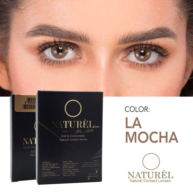 Naturel Natural Color Contact Lenses La Mocha