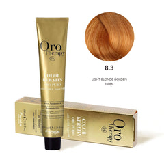 Fanola Oro Hair Color 8.3 Light Blonde Golden 100ml - fanola color - fanola uae - albasel cosmetics