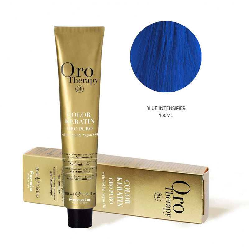 Fanola Oro Hair Color Blue Intensifier 100ml - fanola color - fanola uae - albasel cosmetics