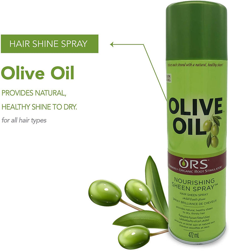 ORS Olive Oil Nourishing Hair Sheen Spray 472ml - Albasel cosmetics