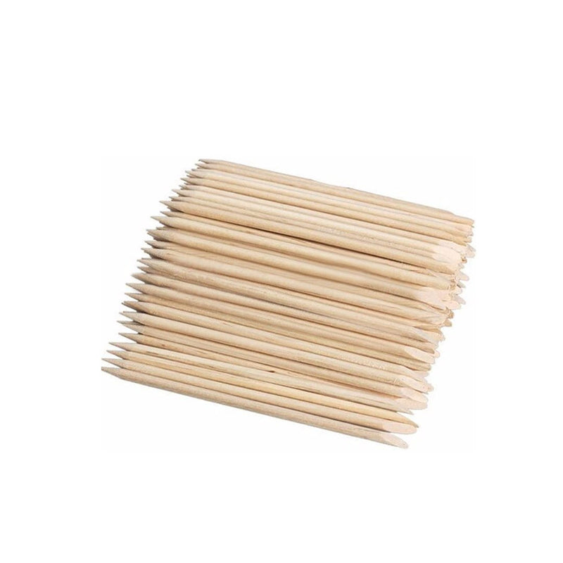 Yimart Nail Cuticle Pusher Wood Sticks 100Pcs - Albasel cosmetics